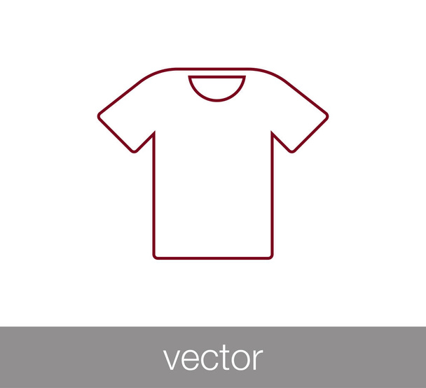 T-Shirt simple icon - Wektor, obraz