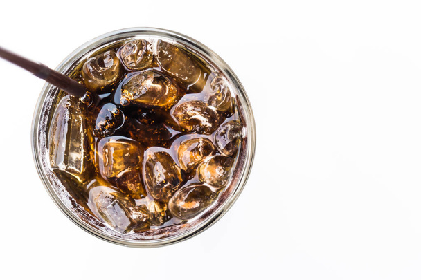 Cola glass with ice - Photo, Image