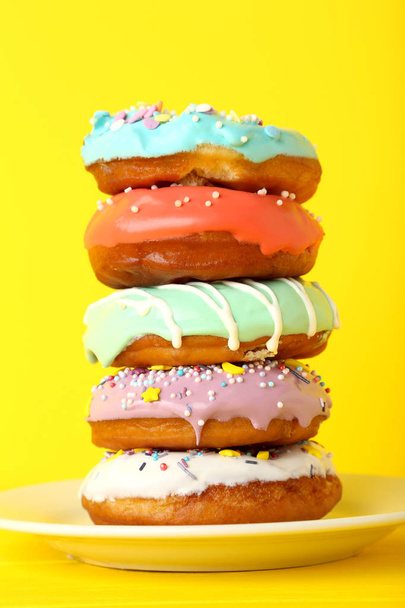 Tasty donuts with sprinkles - Фото, зображення