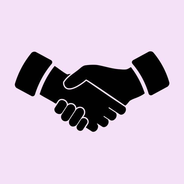 Handshake Icono plano
 - Vector, Imagen