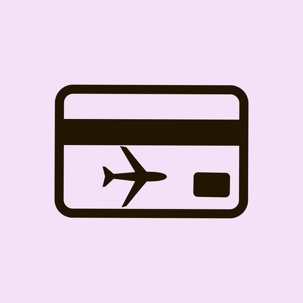 hand and ticket icon - Vector, Image