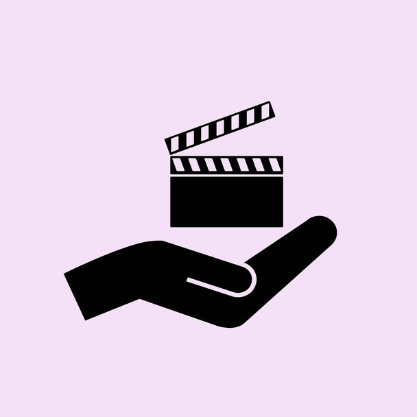 video simge sinema - Vektör, Görsel
