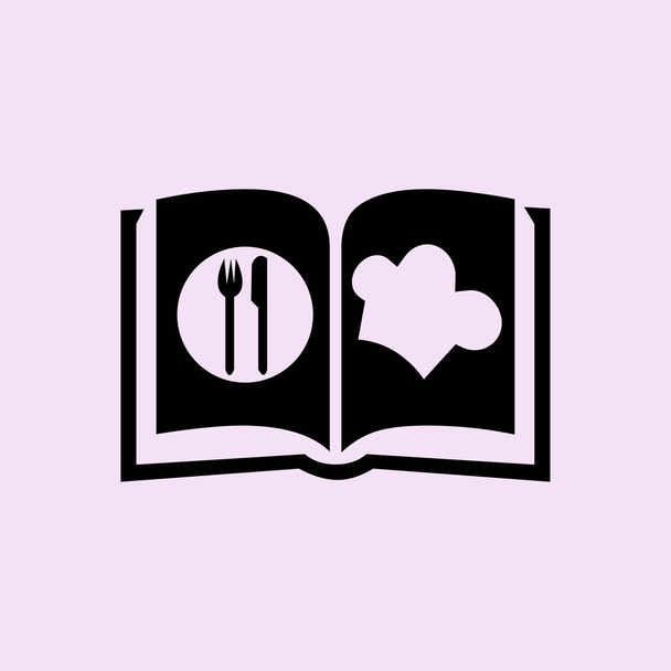 Libro de cocina icono
 - Vector, imagen