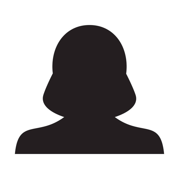 Icono de usuario Vector Woman Person Profile Human Avatar illustration
 - Vector, imagen