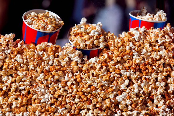 The Popcorn texture. - Photo, Image