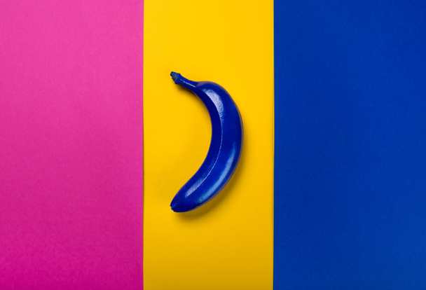 Blue colored banana  - Foto, Bild