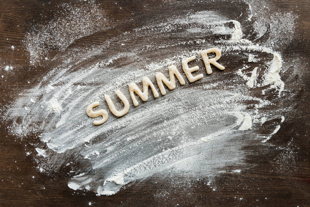 Word summer from cookies  - Photo, Image