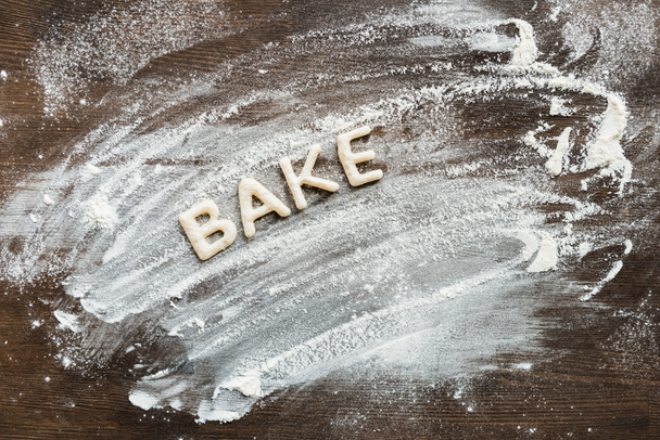 Word bake from cookies  - Photo, Image