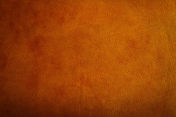 Brown leather texture closeup can be used as background. - Photo, Image