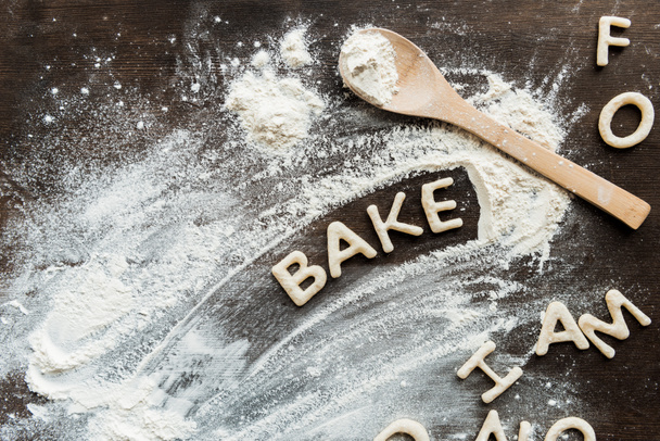 Word bake from cookies  - Фото, изображение
