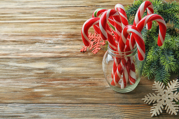 Christmas candy canes - 写真・画像