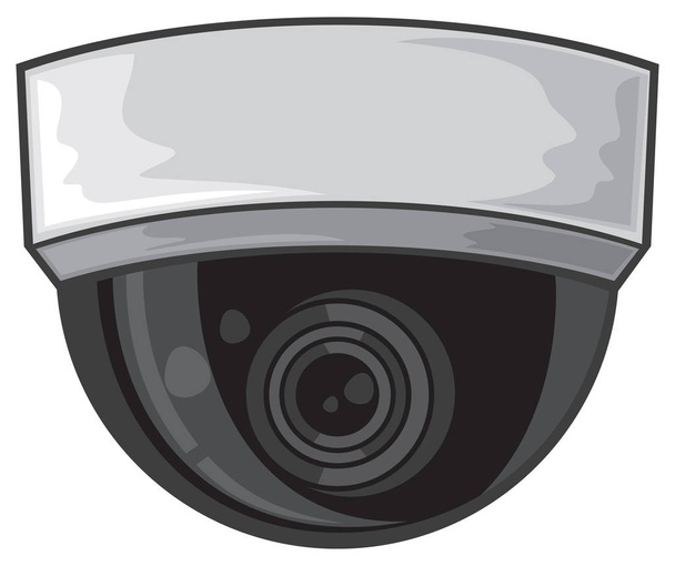 ceiling surveillance camera vector illustration - Vettoriali, immagini