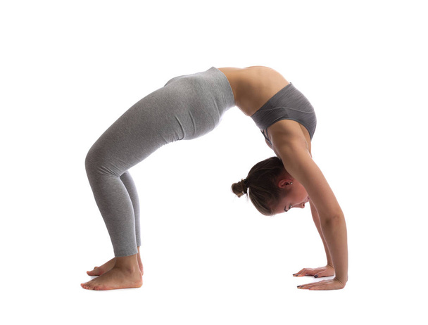 Woman practicing yoga - Фото, зображення