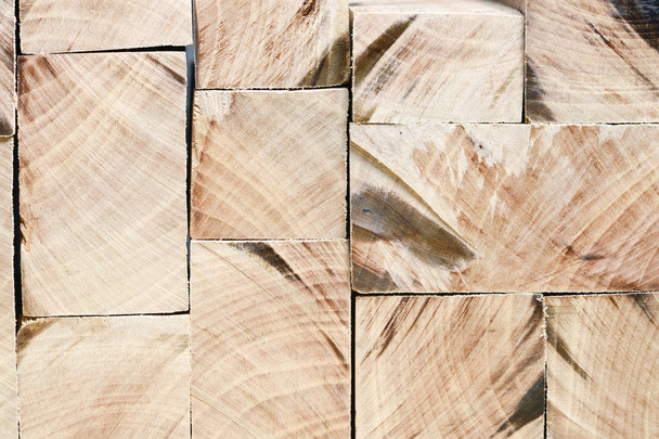 Dřevěné bloky zásobníku - Fotografie, Obrázek