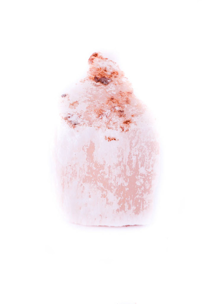 pietra minerale macro intonaco rosso sullo sfondo bianco
 - Foto, immagini