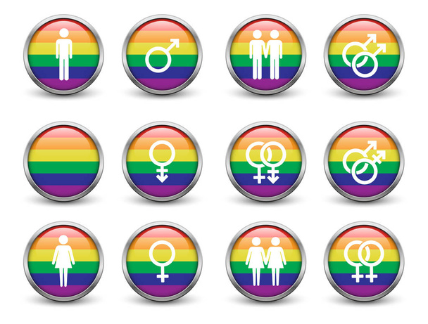 Набор ЛГБТ-символов
 - Вектор,изображение