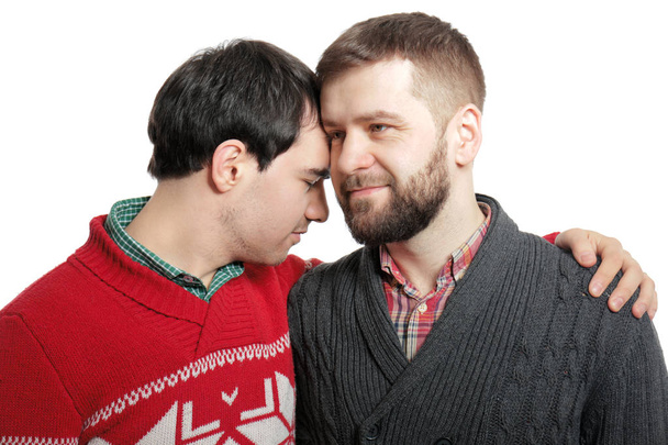 Happy gay couple  - Фото, изображение