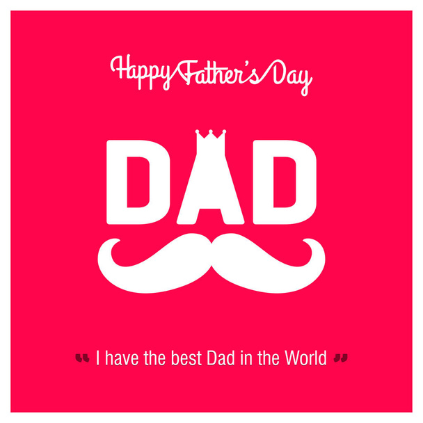 flyer design for Fathers Day - Vektor, kép