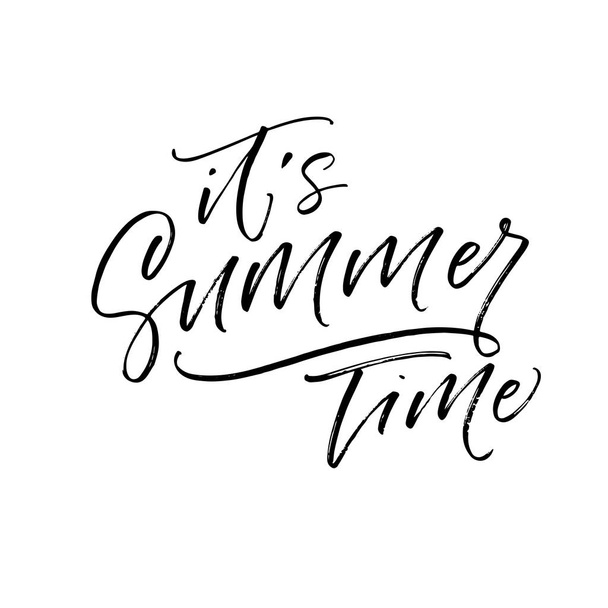 It's summer time card. - Вектор,изображение