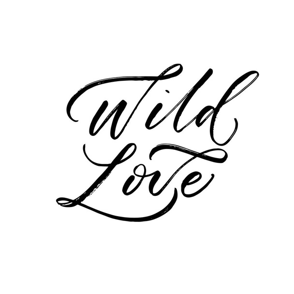 Wild love card.  - Вектор,изображение