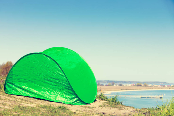 Tourist tent in nature area. - Valokuva, kuva