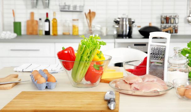 Fresh ingredients for cooking - Foto, Imagen