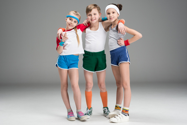 Active kids in sportswear  - Valokuva, kuva