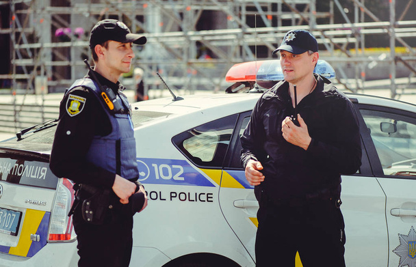 Eurovision 2017 αστυνομία εξασφάλιση της εκδήλωσης - Φωτογραφία, εικόνα