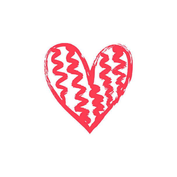 Corazón dibujado a mano
 - Vector, Imagen