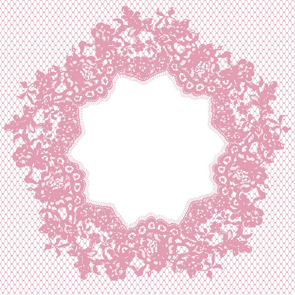 Vector Detailed Lace Frame - Vector, Image