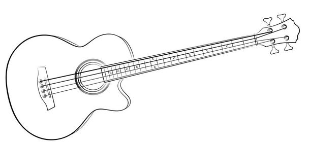 Sketch Bass
.  - Вектор,изображение
