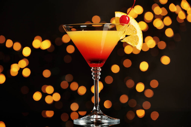 Tequila sunrise cocktail  - Photo, Image