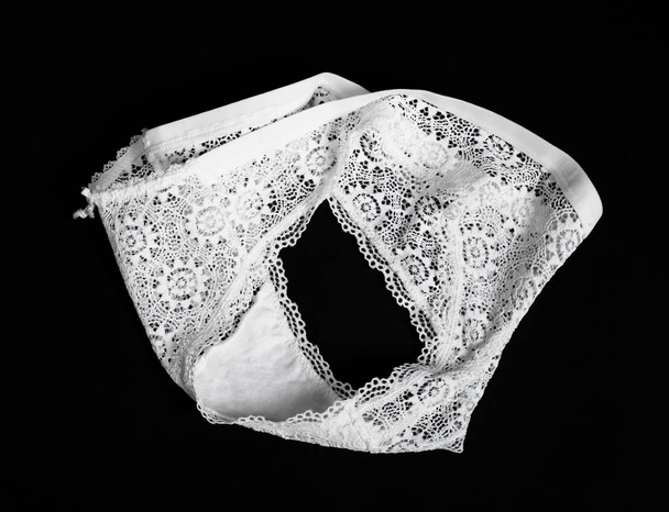 White lace underpants - Foto, afbeelding
