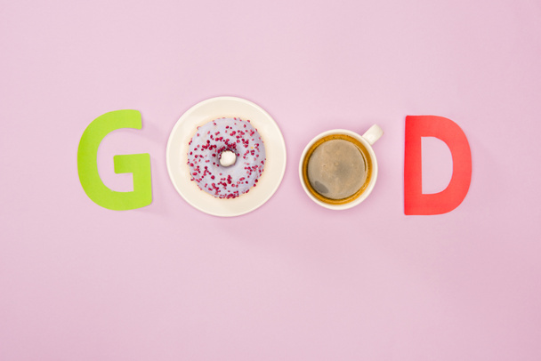 Good word made from donuts  - Photo, Image