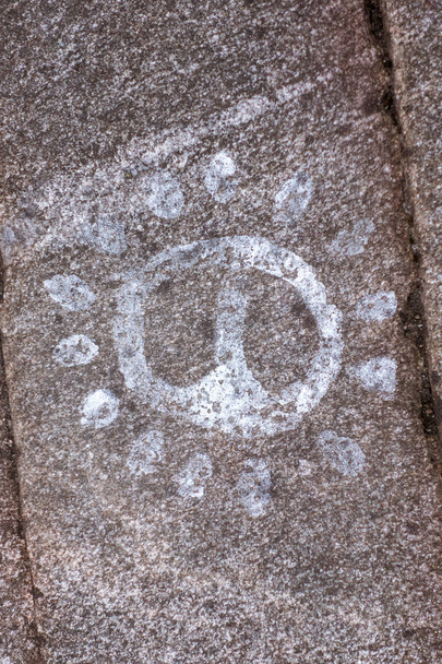 Kivi vuodelta pronssi ikä, lähellä Nykping, Ruotsi
 - Valokuva, kuva
