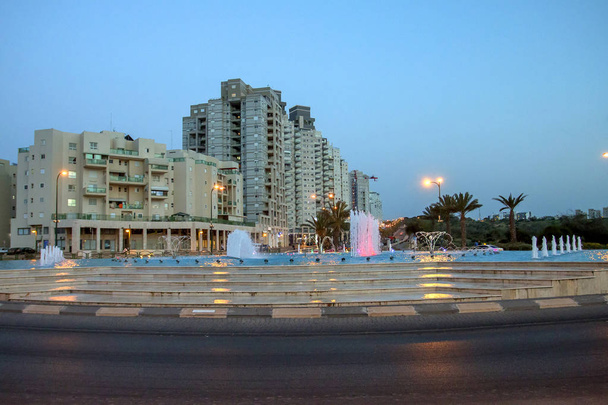 fountains evening light - Photo, Image