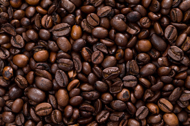 geroosterde koffie bean achtergrond - Foto, afbeelding
