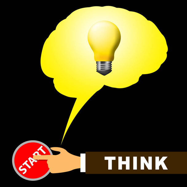 Think Light представляє відображення і розглянемо 3d ілюстрацію
 - Фото, зображення