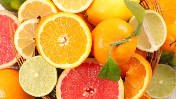 柑橘系の果物の組成 - 写真・画像