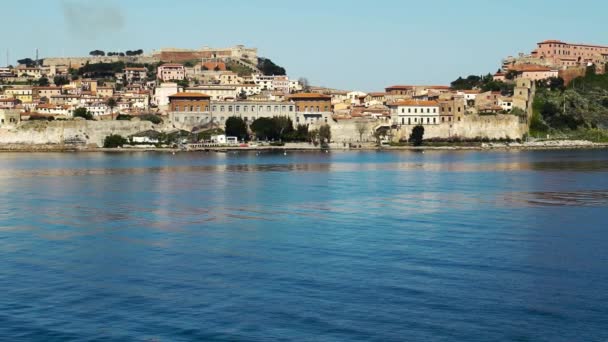 Slow-motion video van prachtige Elba eiland in Toscane, Italië, Hd - Video