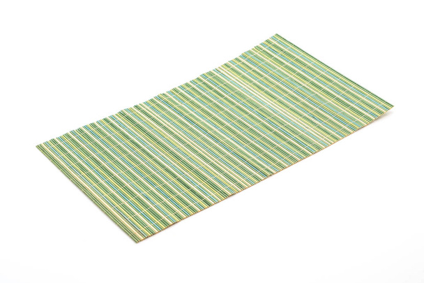 empty bamboo mat - Fotoğraf, Görsel