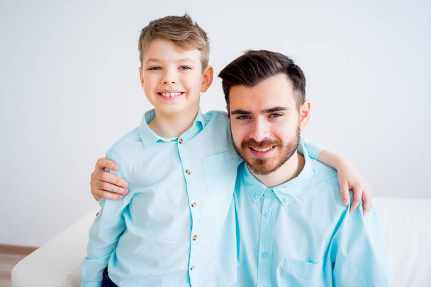 Father and son dress together - Photo, image