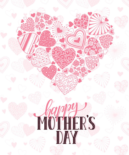 Happy mother day - Vector, Image