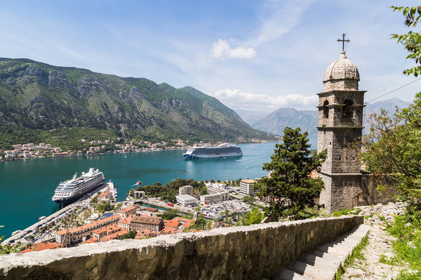 Cruise ships moored in Kotor - Photo, Image