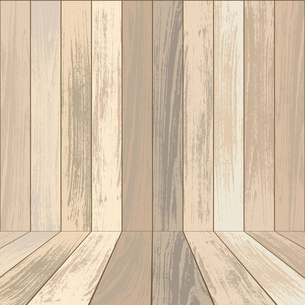 Light wooden background - Vector, Image