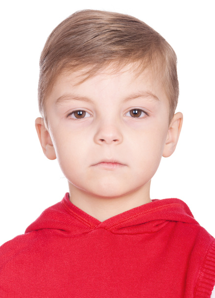 Emotional portrait little boy - Fotoğraf, Görsel