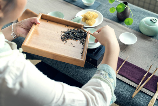 a kínai tea-szertartás - Fotó, kép