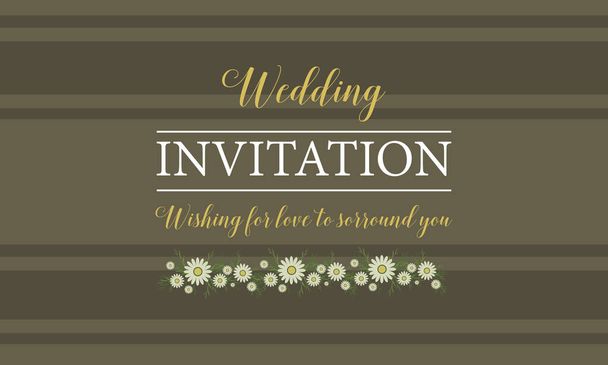 Wedding invitation style graphic collection - Vector, Image