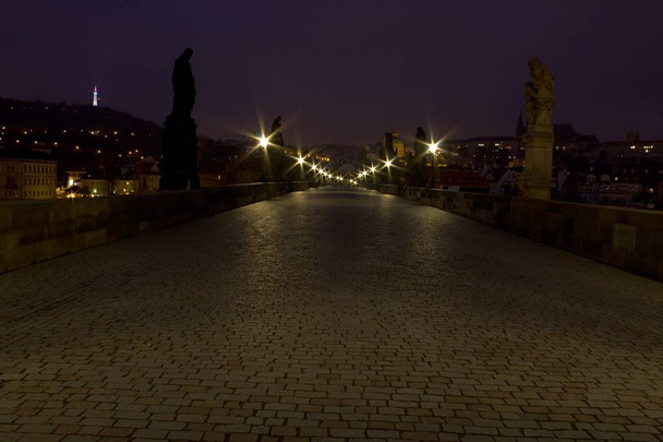 Charles Bridge in  city Prague - Zdjęcie, obraz