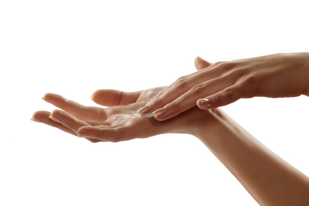 zachte hand huid - Foto, afbeelding